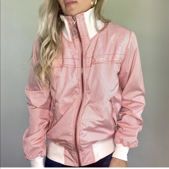 Diesel women’s striped windbreaker jacket - Picture 1 of 10